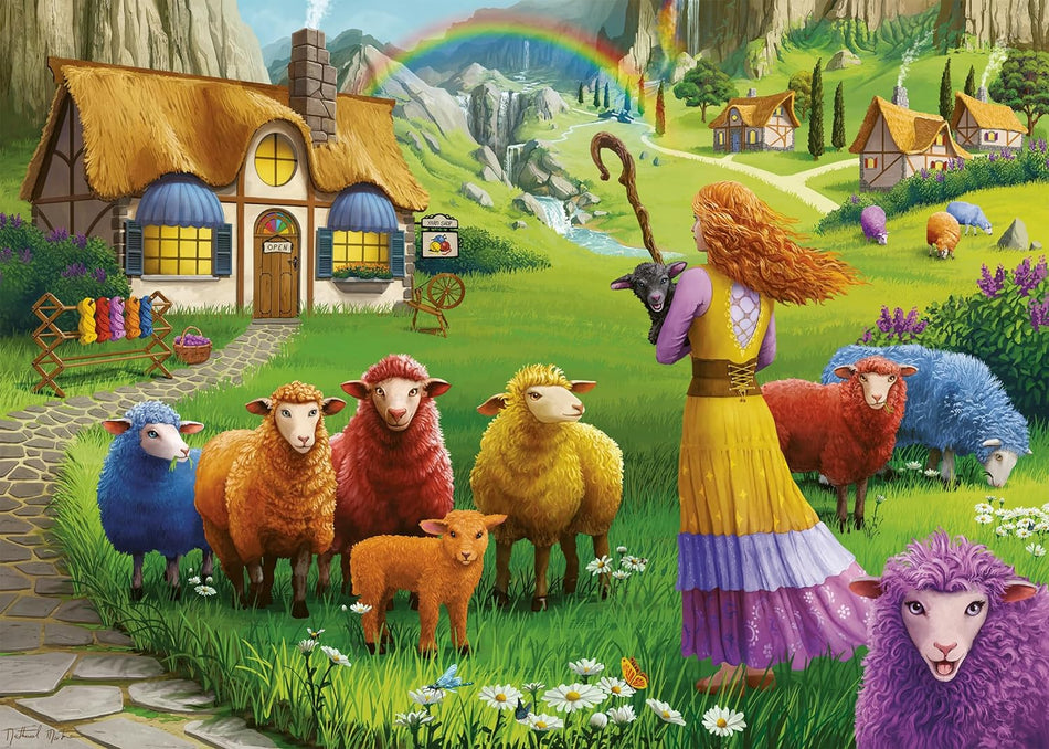 Ravensburger: The Happy Sheep Yarn Shop: 1000 Piece Puzzle