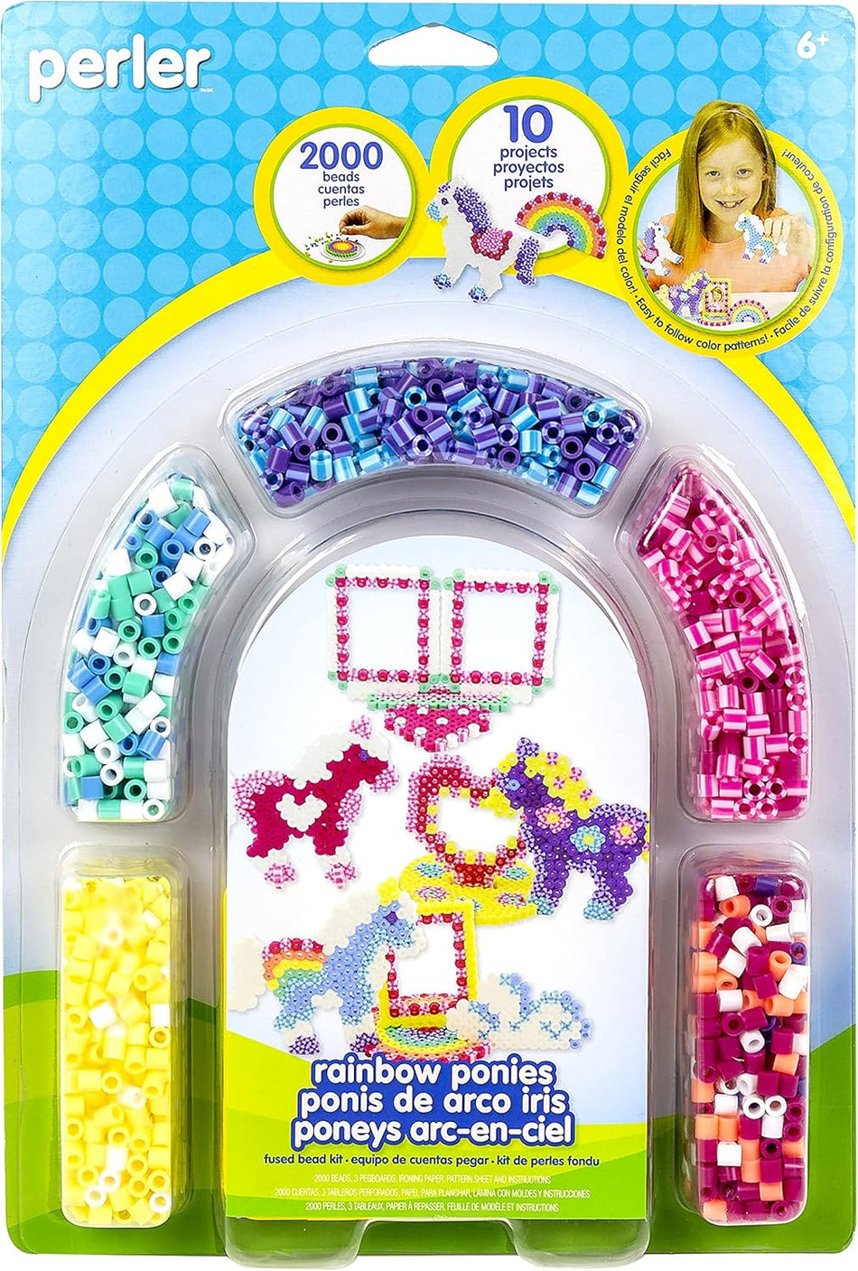 Perler: Rainbow Pony Fused Bead Kit