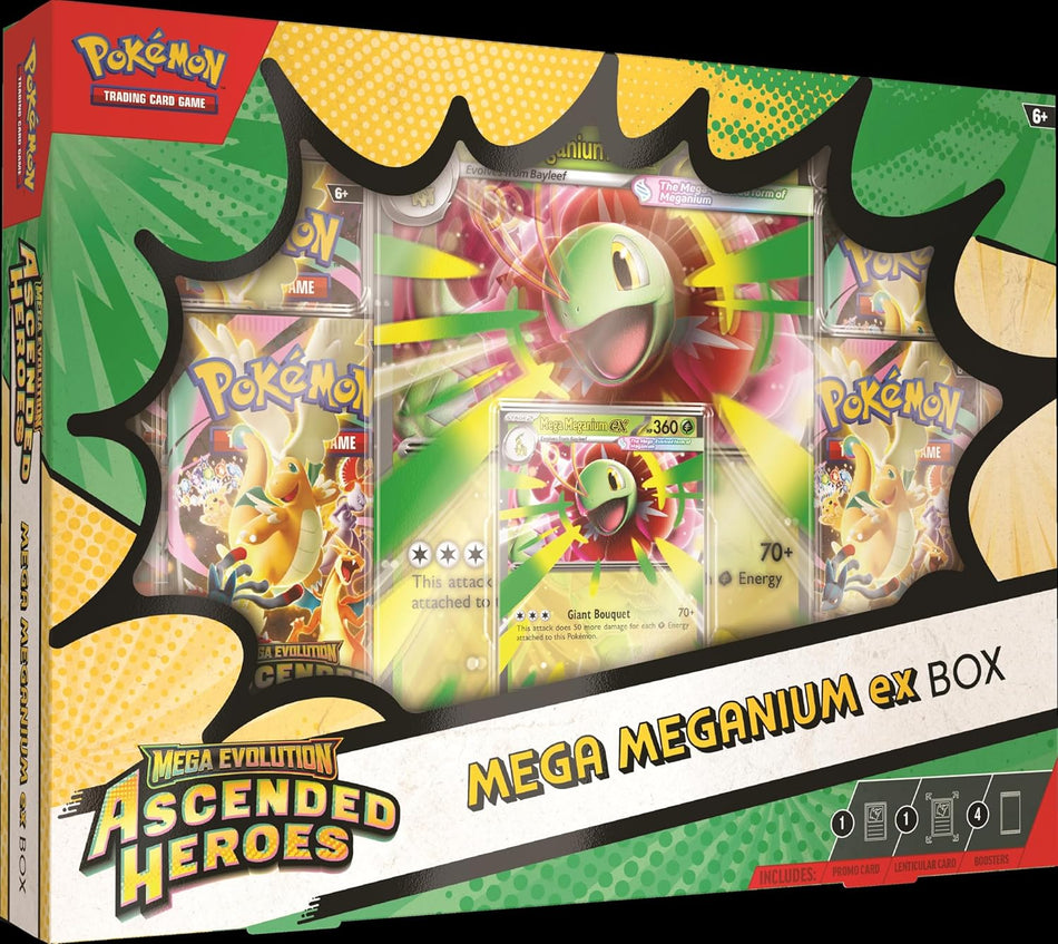 Pokémon TCG: Mega Evolution Ascended Heroes Mega Meganium ex Box