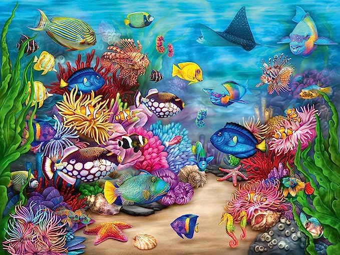 Ravensburger: Tropical Reef Life: 750 Piece Large Format Puzzle