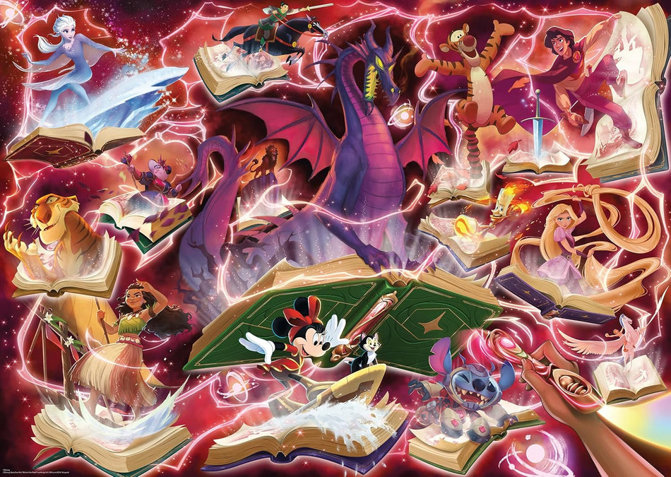 Ravensburger: Disney Lorcana Glimmers of The Realm: Ruby 1000 Piece Puzzle