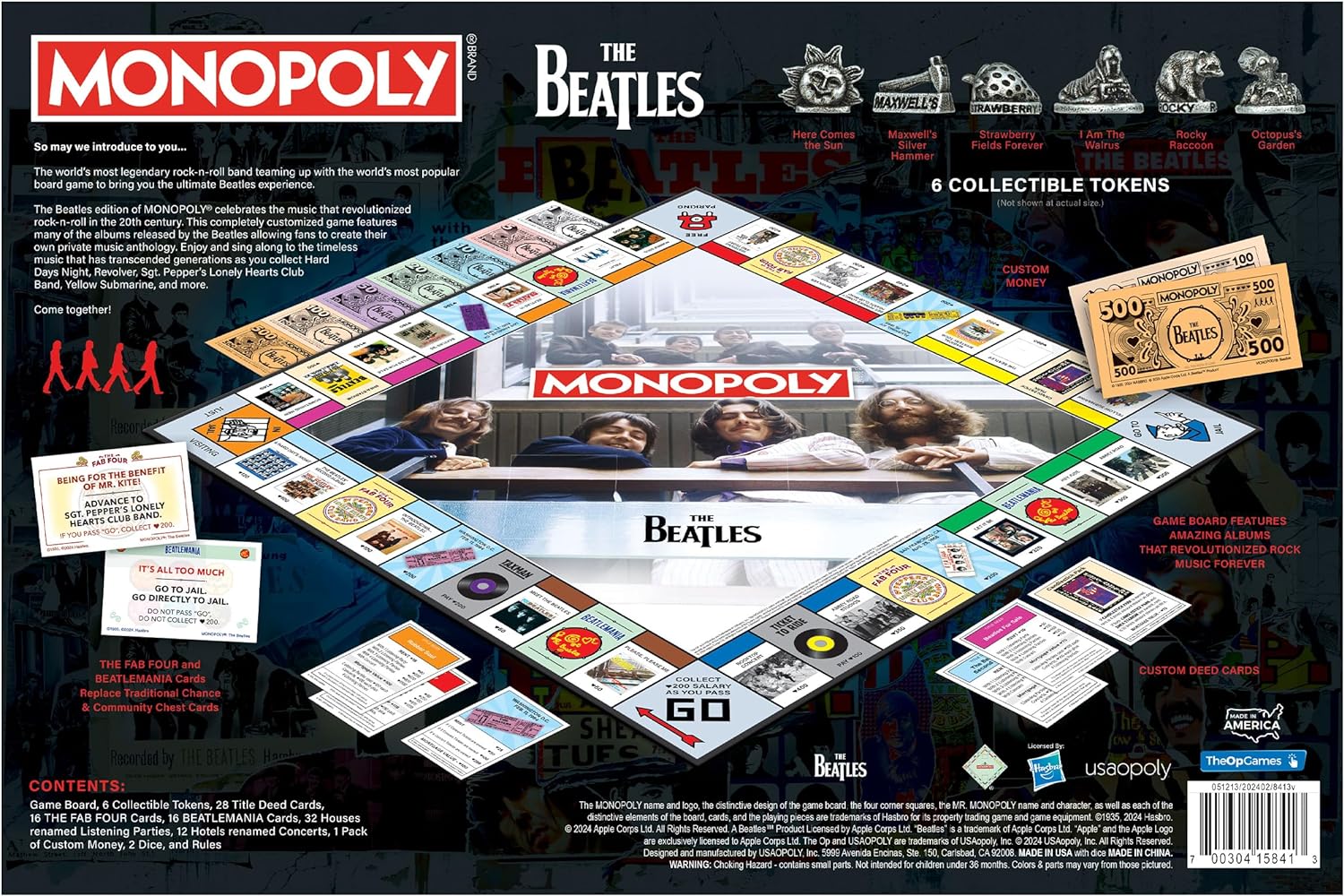 USAopoly: MONOPOLY®: The Beatles Edition Board Game – Puzzled Gamer