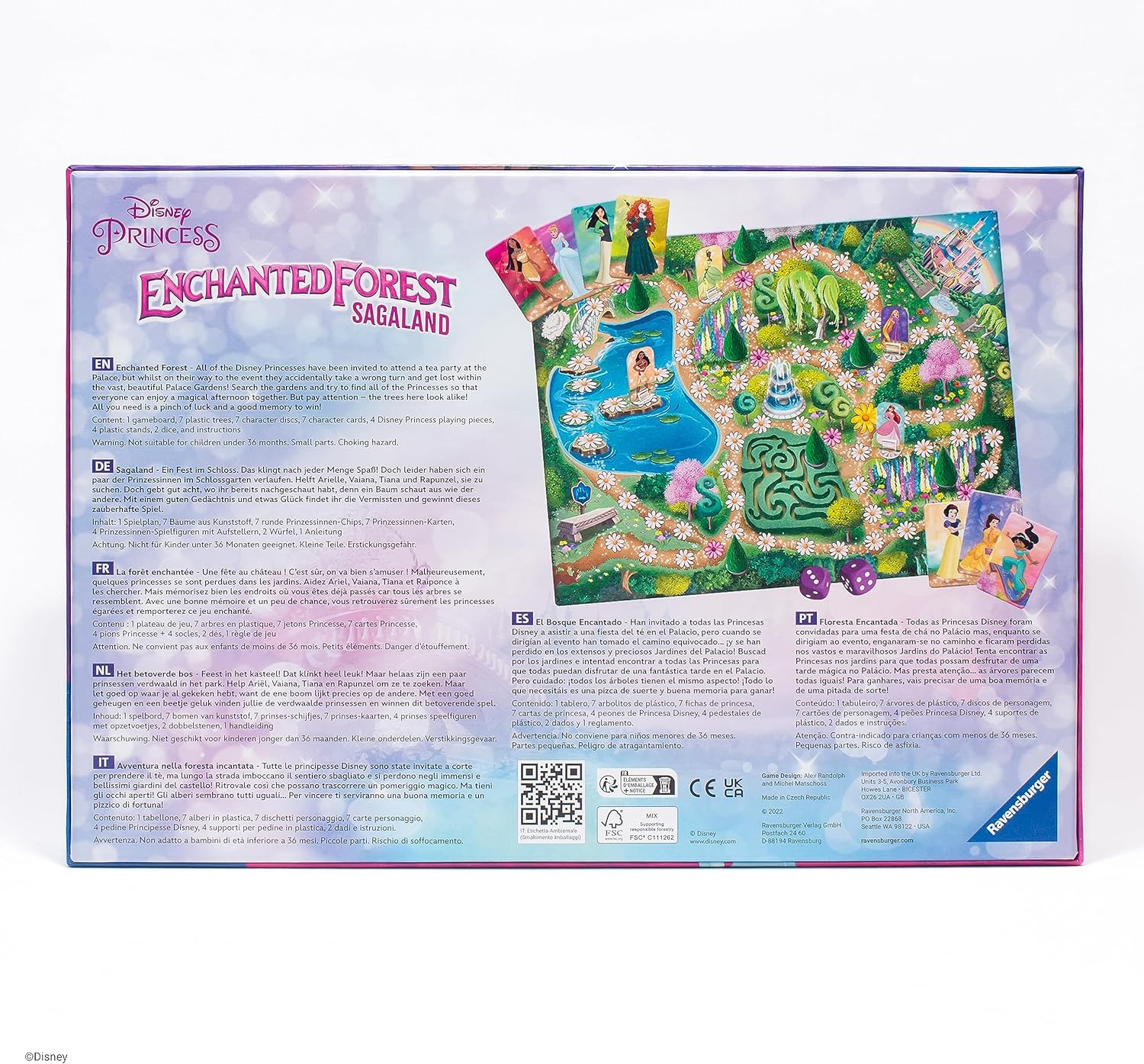 Ravensburger: Disney Princess: Enchanted Forest: A Magical Memory Game –  Puzzled Gamer