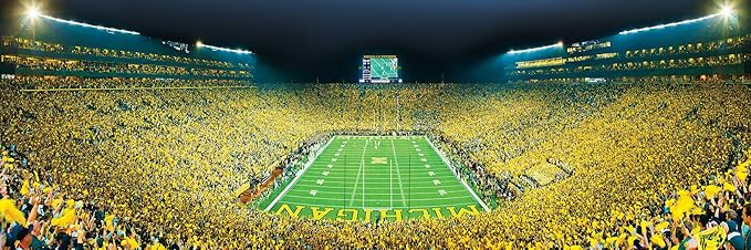 Master Pieces: University of Michigan: 1000 Piece Panoramic Puzzle