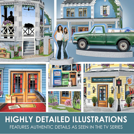 gilmore girls 3d puzzle wrebbit 
