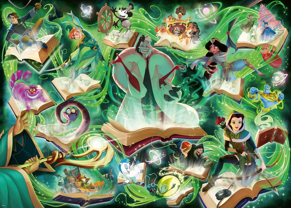 Ravensburger: Disney Lorcana Glimmers of The Realm: Emerald 1000 Piece Jigsaw Puzzle