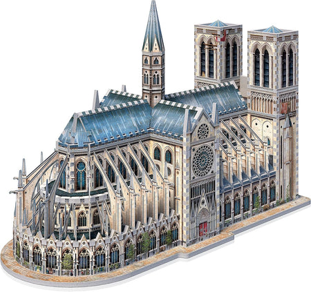 wrebbit 3d puzzle Model of a gothic cathedral on a white background