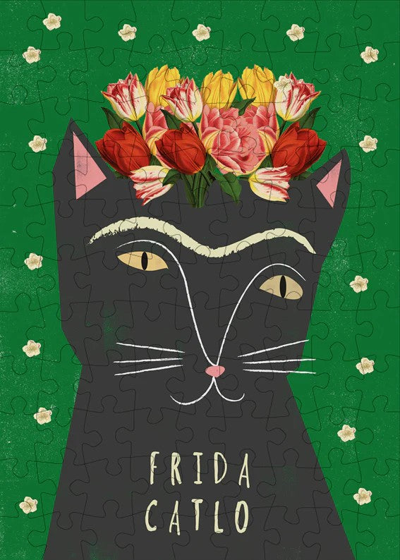 happily: Frida Catlo: 99 Piece Mini Puzzle