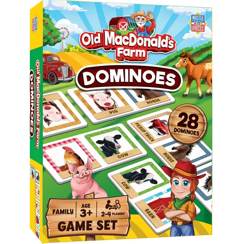 MasterPieces: Old MacDonald's Farm Picture Dominoes