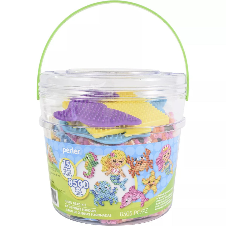 Perler: Mermaid and Friends: Fused Bead Bucket Kit