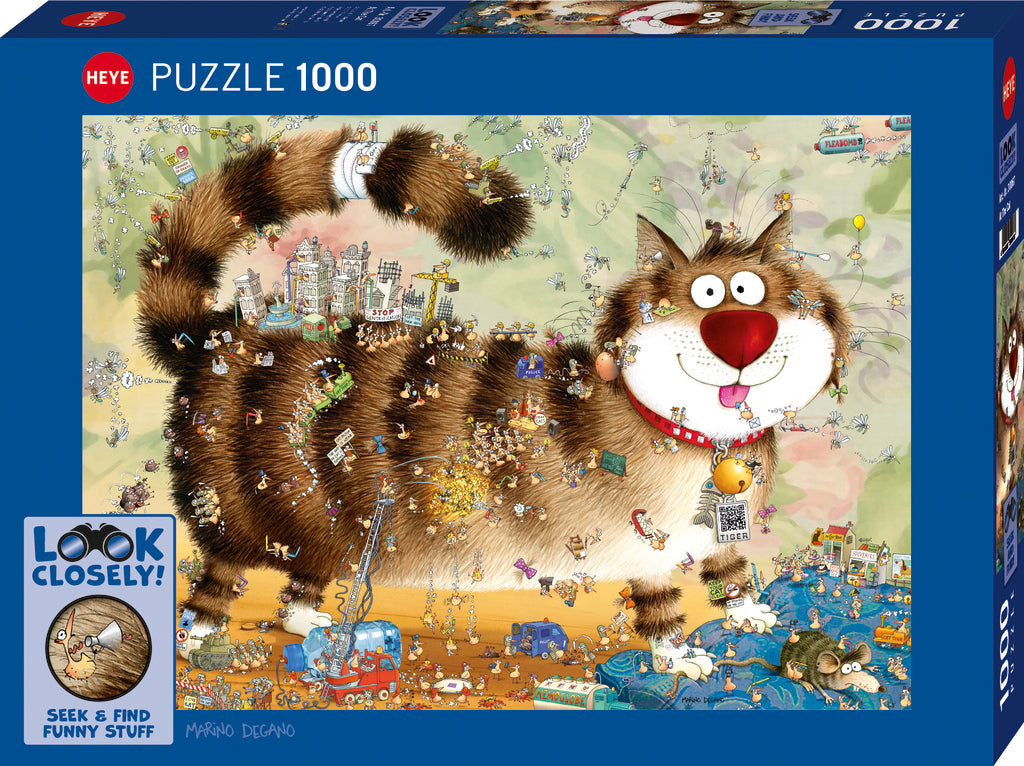 Heye At The Cat 1000 Piece jigsaw puzzle box