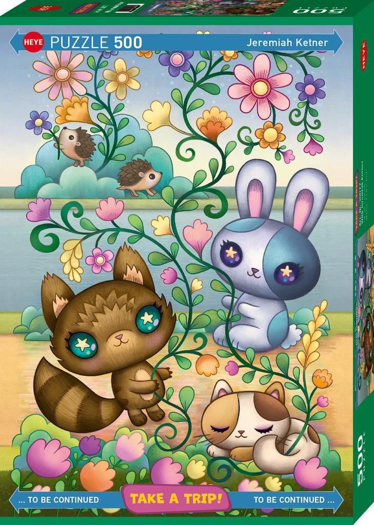 box for Heye Take a Trip with Jeremiah Ketner 500-Piece jigsaw Puzzle