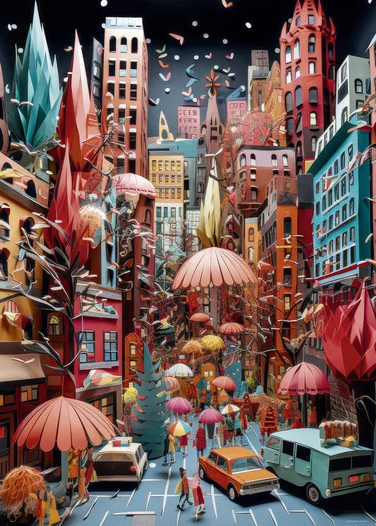Heye street canyon 1000-piece jigsaw puzzle