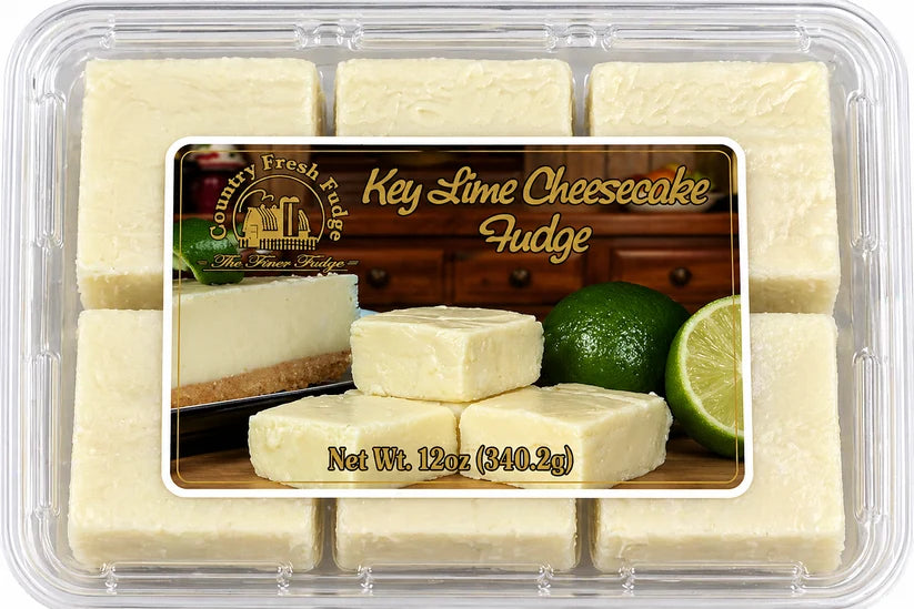 Key Lime Cheesecake Fudge - 12oz | Country Fresh Fudge
