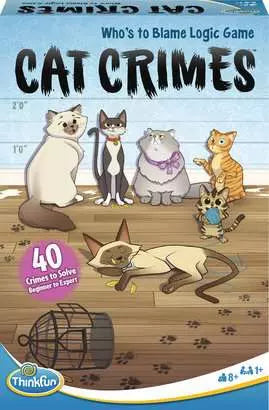 ThinkFun: Cat Crimes: Who's to Blame Logic Game