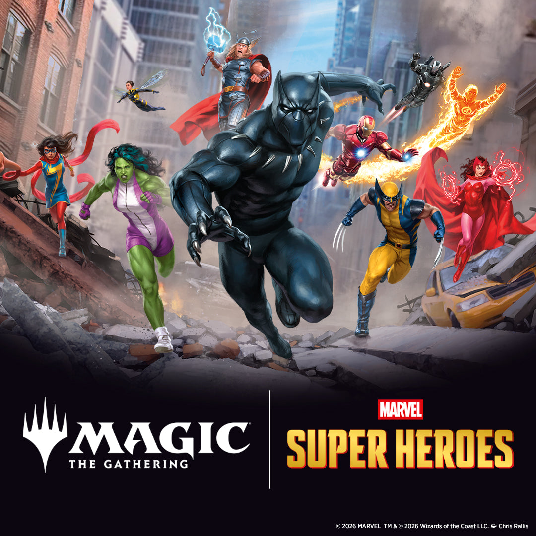 Magic: The Gathering Marvel Super Heroes banner image linking to the main MTG collection