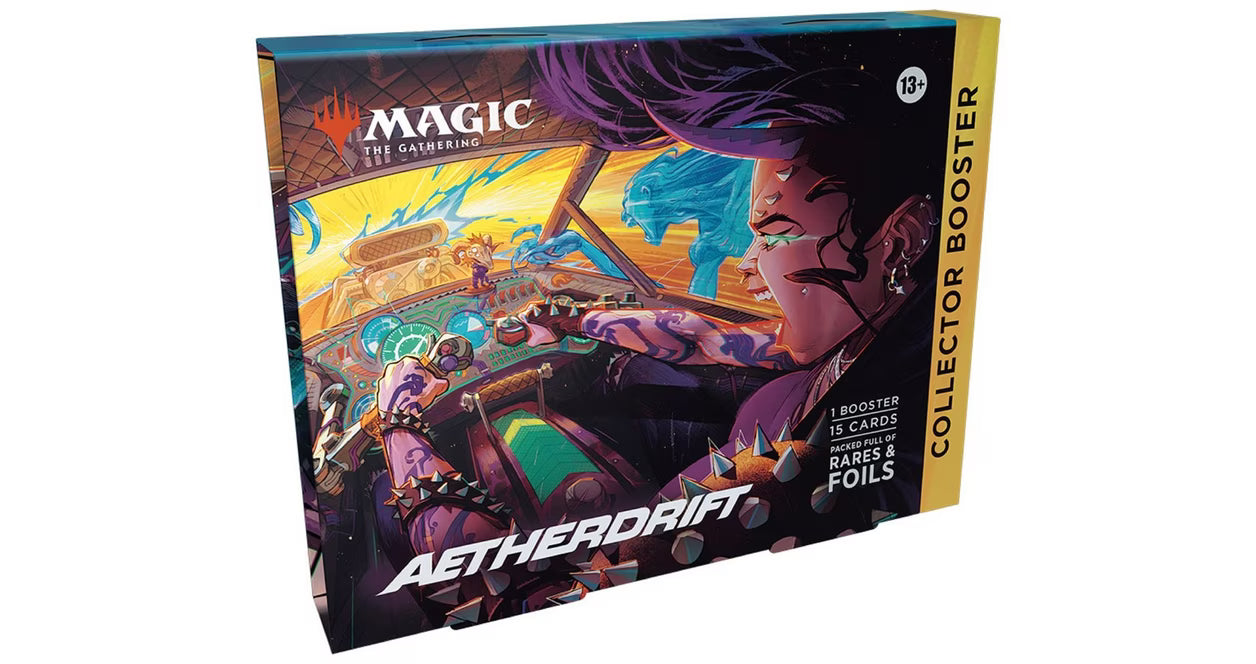 Magic The Gathering: Aetherdrift Collector Booster Omega Pack – Puzzled ...
