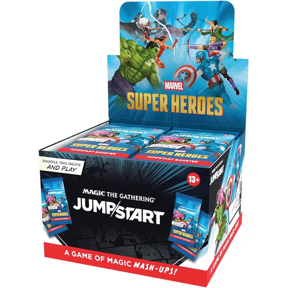 imageof magic the gathering marvel super heroes jumpstart booster box