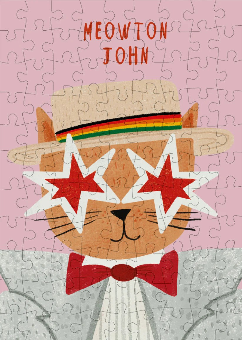 happily: Meowton John: 99 Piece Mini Puzzle