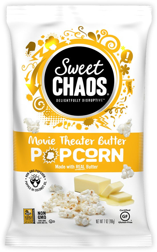 Movie Theater Butter Popcorn 7 oz bag by sweet chaos