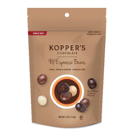 Kopper's - Chocolate NY Espresso Beans | 4 oz bag