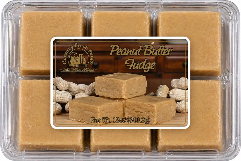 Peanut Butter Fudge - 12oz | Country Fresh Fudge