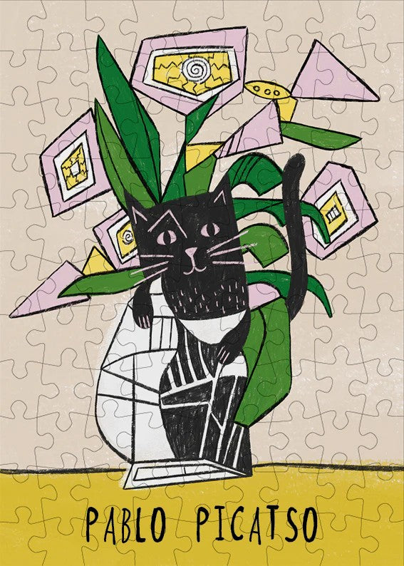 happily: Pablo Picatso: 99 Piece Mini Puzzle