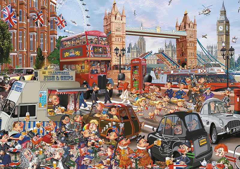 A Piatnik 1000 piece jigsaw puzzle
London