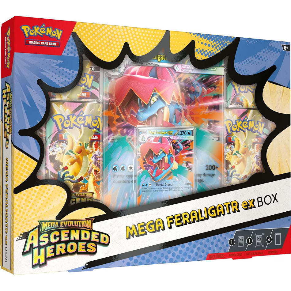Pokémon TCG: Mega Evolution Ascended Heroes Mega Feraligatr ex Box