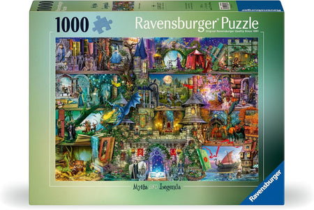 Ravensburger jigsaw puzzle box with fantasy-themed artwork on a white background