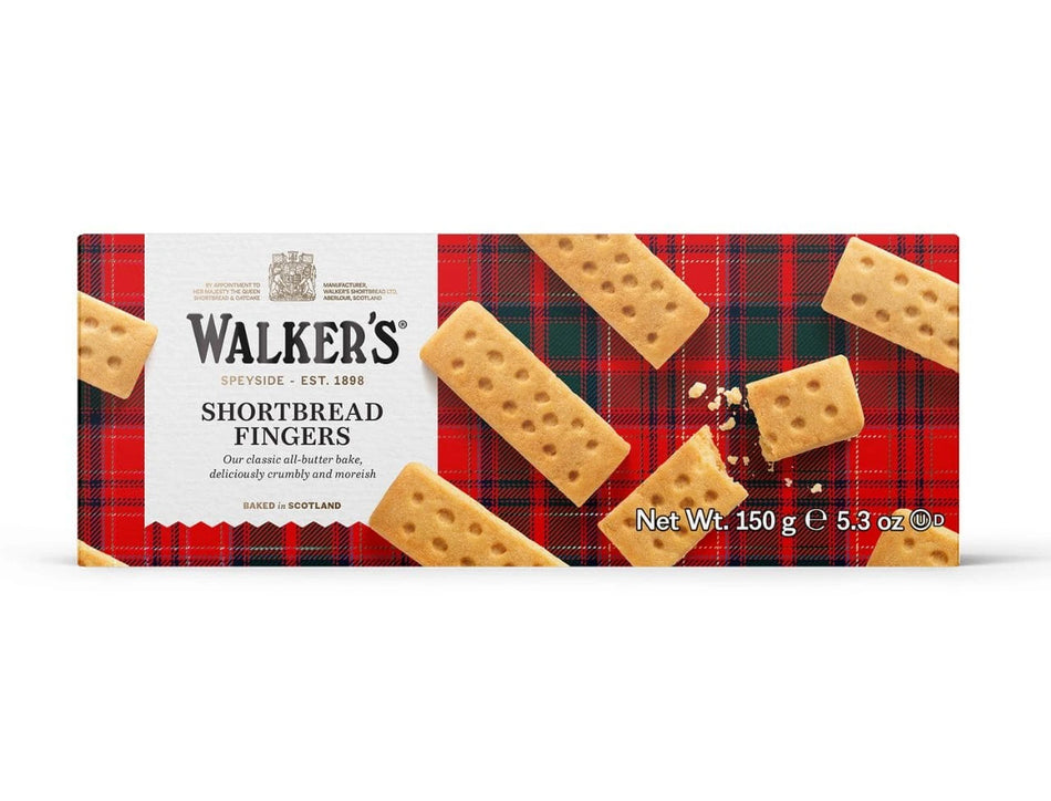 Walker's Shortbread - Fingers | Pure Butter Shortbread Cookies | 5.3 Oz Box