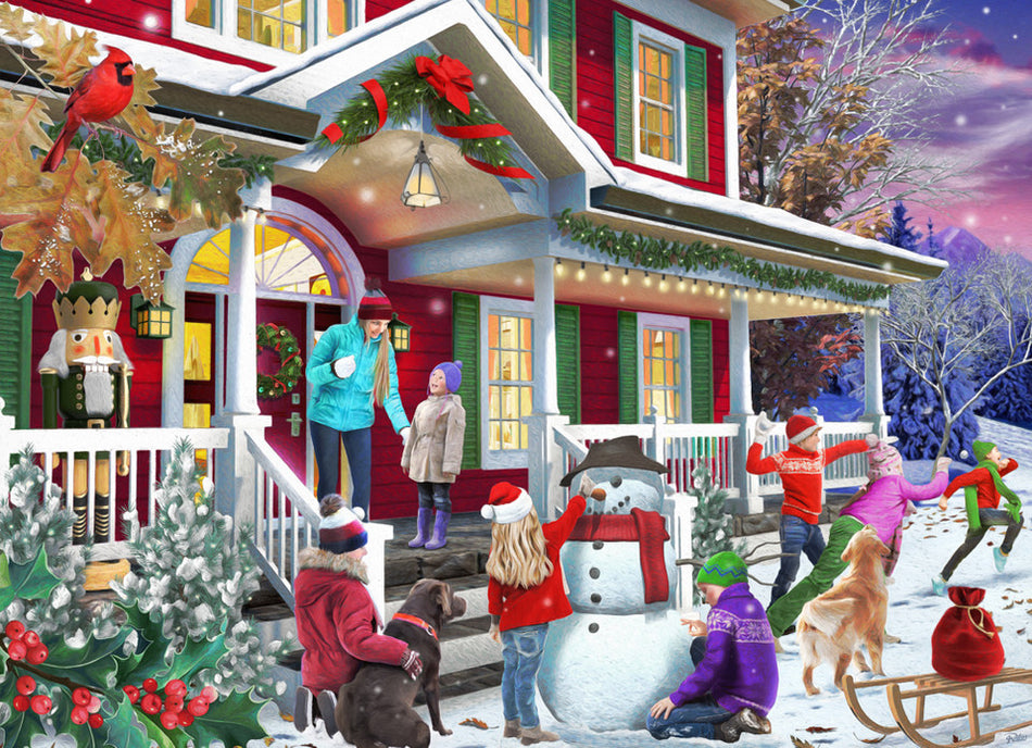 Vermont Christmas Company: Family Christmas: 1000 Piece Puzzle