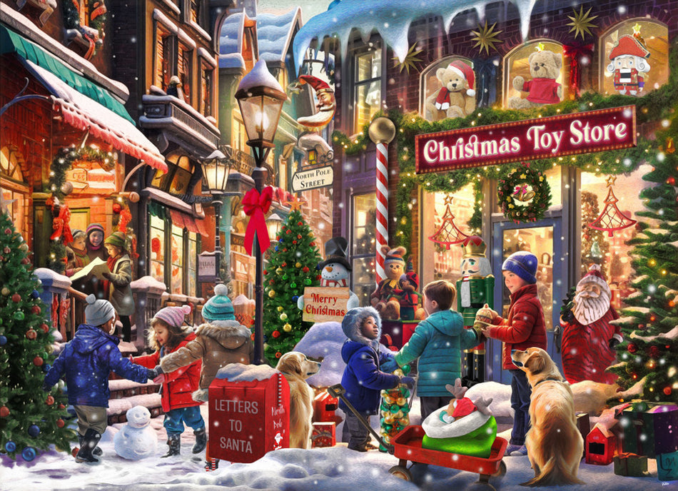 Vermont Christmas Company: Christmas Toy Store: 1000 Piece Puzzle