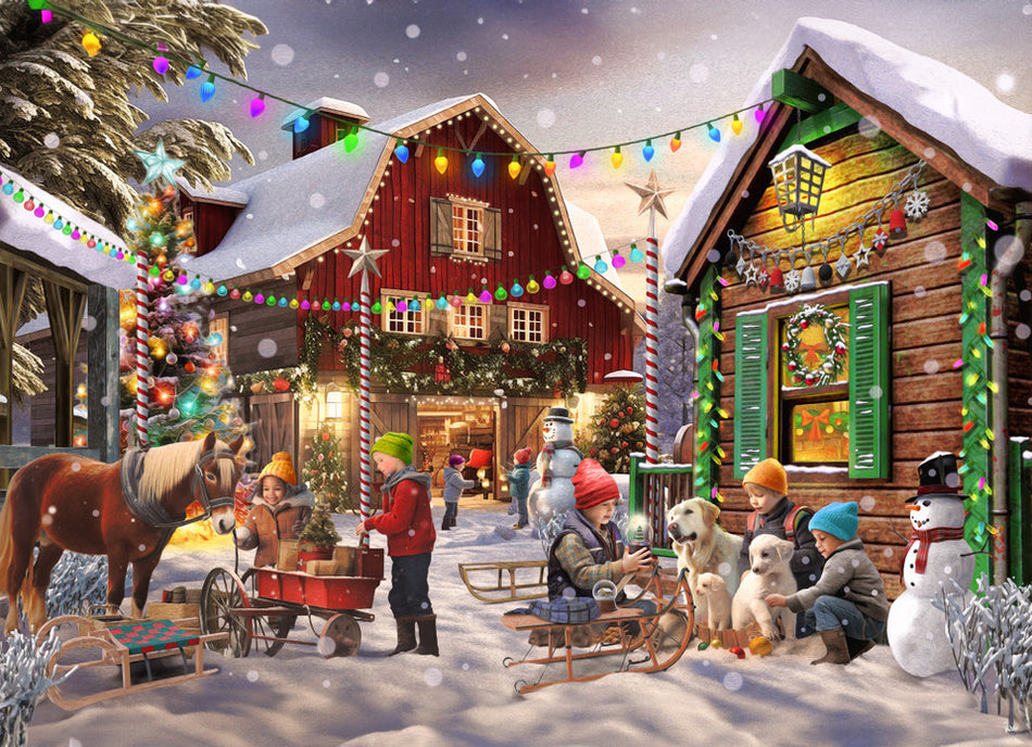 Vermont Christmas Company: Christmas Corner: 1000 Piece Puzzle