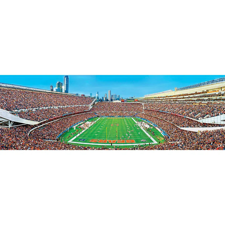 Master Pieces: Chicago Bears End View: 1000 Piece Panoramic Puzzle