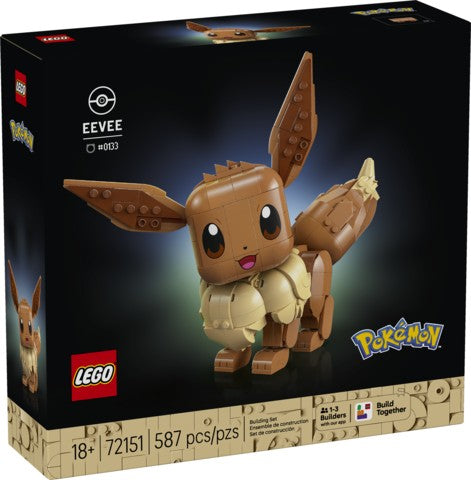 LEGO Pokemon Eevee set 72151 figure.