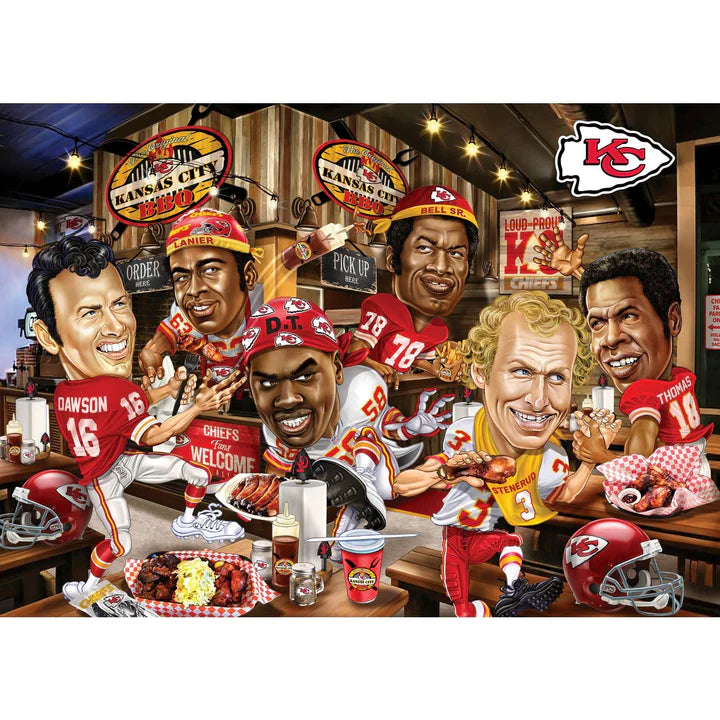 Master Pieces: Kansas City Chiefs All Time Greats: 500 Piece Puzzle