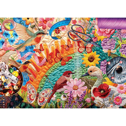 Master Pieces: Quilted- Flight of Creativity: 1000 Piece Puzzle