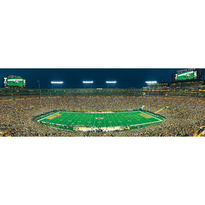 Master Pieces: Green Bay Packers Center View:  1000 Piece Panoramic Puzzle