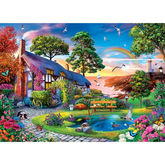 Master Pieces: Tranquility- Rainbow: 1000 Piece Puzzle