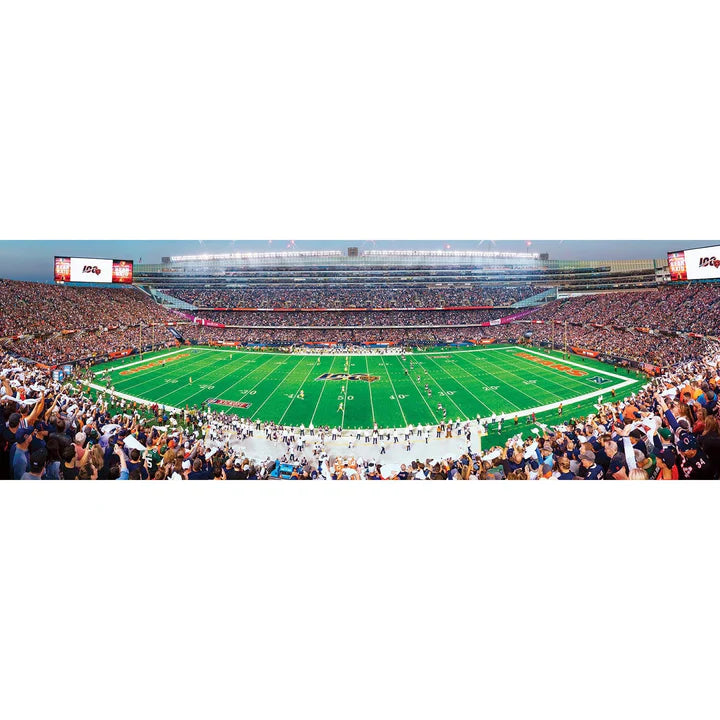 Master Pieces: Chicago Bears Center View: 1000 Piece Panoramic Puzzle