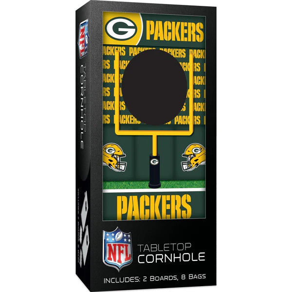 Master Pieces: Green Bay Packers NFL Tabletop Cornhole