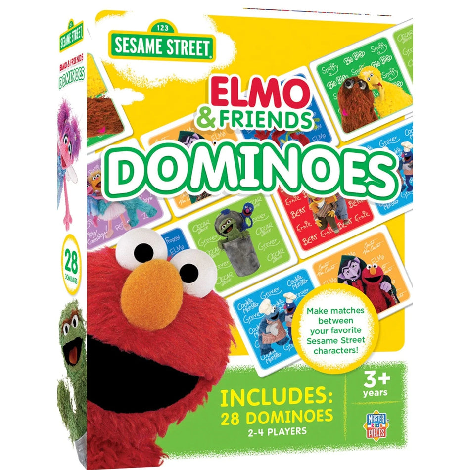 Master Pieces: Sesame Street - Elo & Friends Picture Dominoes