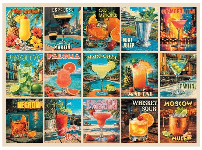 1000 Piece Jigsaw Puzzle - No. 22 - Raise a Glass | Final Piece Puzzles