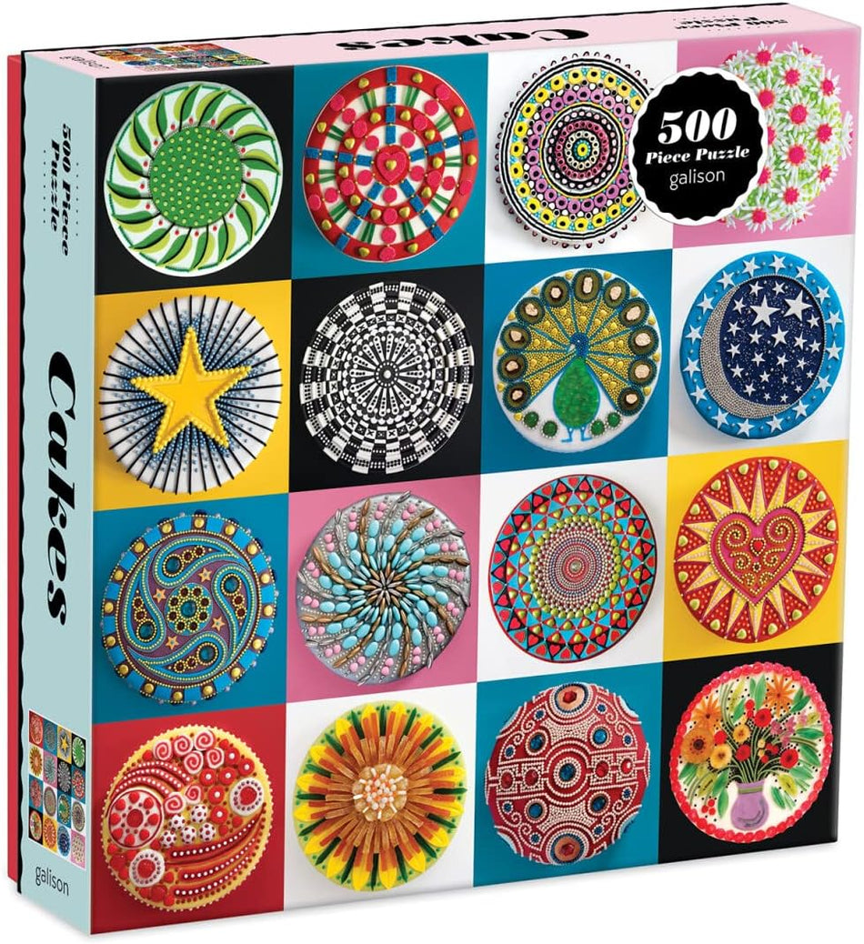 500 Piece Jigsaw Puzzle - Cakes | Galison