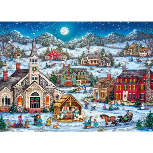 Master Pieces: Season's Greetings- Peace on Earth: 1000 Piece Puzzle