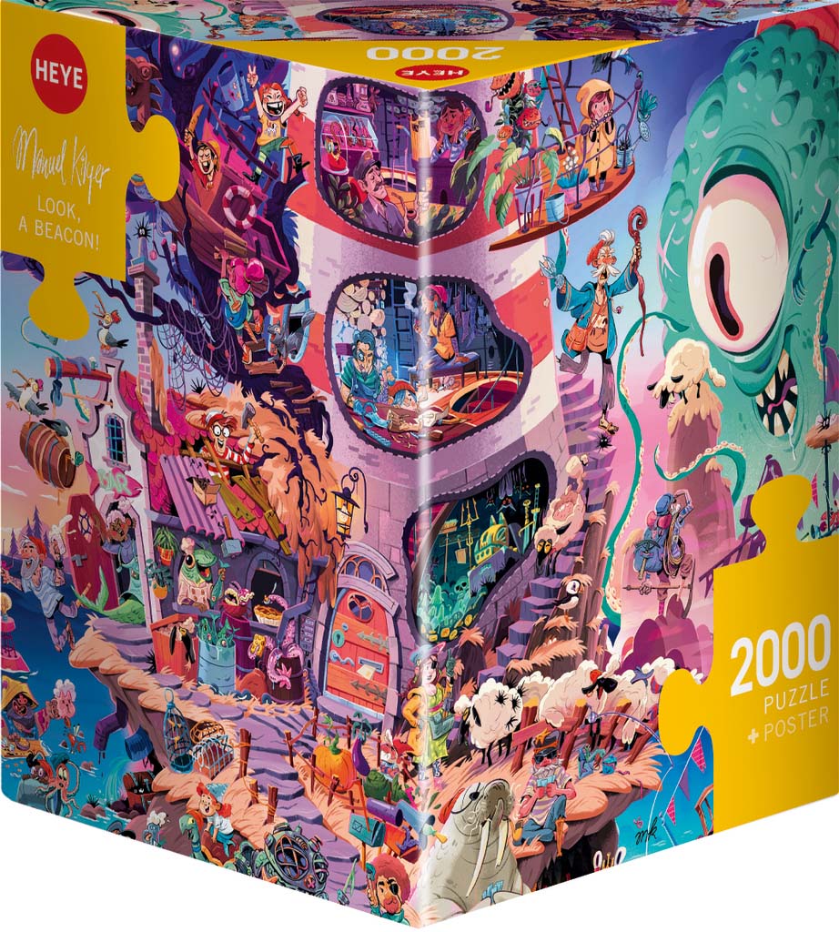 heye look a beacon 2000-piece jigsaw puzzle box