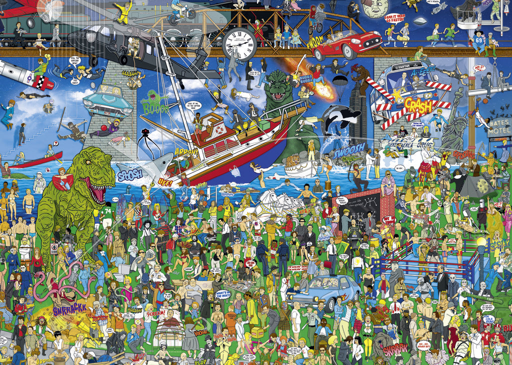 heye mishmash movie history 2000-piece jigsaw puzzle