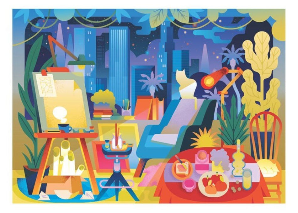 1000 Piece Jigsaw Puzzle - Studio Apartment | holiyay