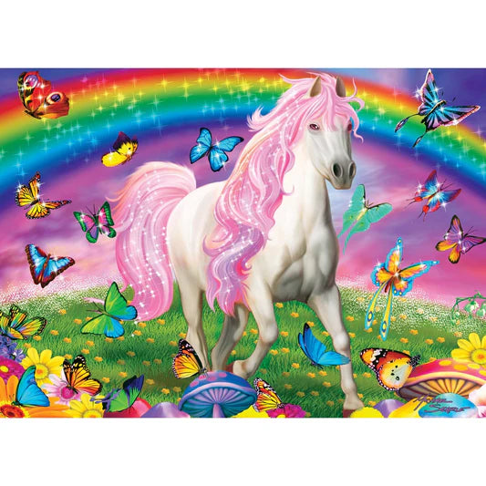 Master Pieces: Glow in the Dark- Rainbow World: 1000 Piece Puzzle